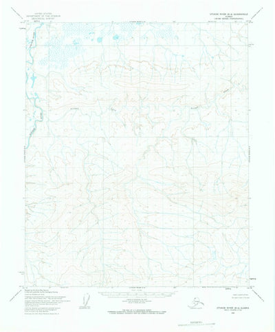 United States Geological Survey Utukok River B-4, AK (1955, 63360-Scale) digital map