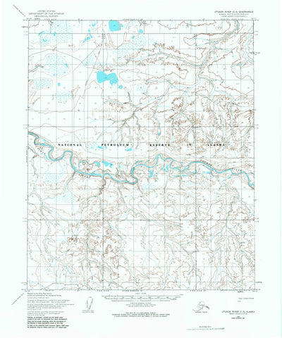 United States Geological Survey Utukok River C-3, AK (1955, 63360-Scale) digital map