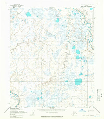 United States Geological Survey Utukok River C-4, AK (1955, 63360-Scale) digital map