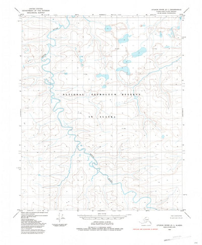 United States Geological Survey Utukok River D-1, AK (1984, 63360-Scale) digital map