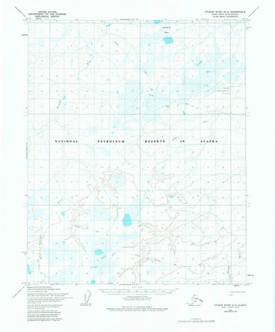 United States Geological Survey Utukok River D-3, AK (1955, 63360-Scale) digital map