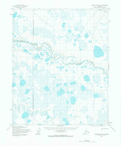 United States Geological Survey Utukok River D-5, AK (1955, 63360-Scale) digital map