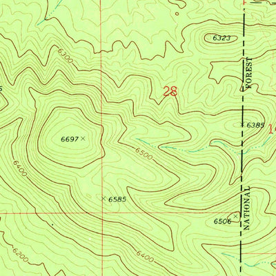 United States Geological Survey Uvada, UT-NV (1972, 24000-Scale) digital map