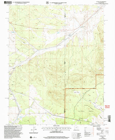 United States Geological Survey Uvada, UT-NV (2002, 24000-Scale) digital map