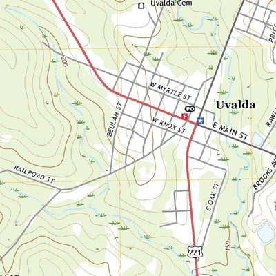 United States Geological Survey Uvalda, GA (2020, 24000-Scale) digital map