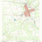 United States Geological Survey Uvalde, TX (1971, 24000-Scale) digital map