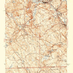 United States Geological Survey Uxbridge, MA-RI (1944, 31680-Scale) digital map