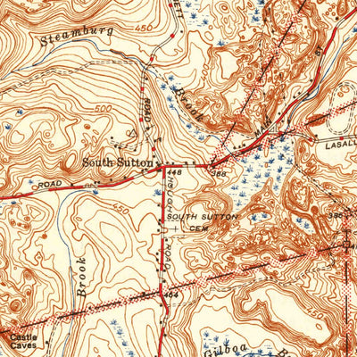 United States Geological Survey Uxbridge, MA-RI (1944, 31680-Scale) digital map