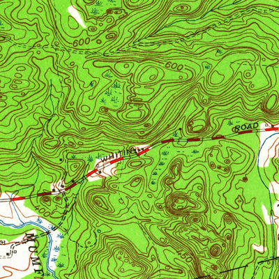 United States Geological Survey Uxbridge, MA-RI (1953, 24000-Scale) digital map