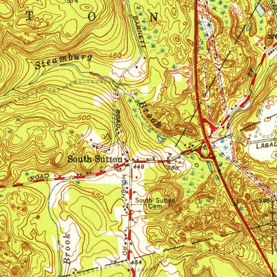 United States Geological Survey Uxbridge, MA-RI (1953, 31680-Scale) digital map