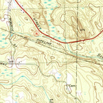 United States Geological Survey Uxbridge, MA-RI (1969, 25000-Scale) digital map