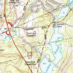 United States Geological Survey Uxbridge, MA-RI (1982, 25000-Scale) digital map
