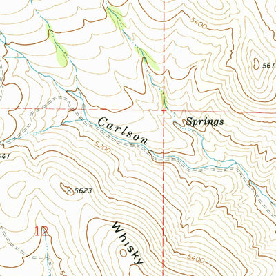 United States Geological Survey V Lake, OR (1971, 24000-Scale) digital map
