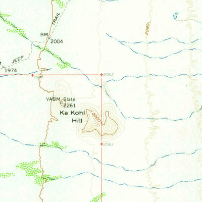 United States Geological Survey Vaca Hills, AZ (1959, 62500-Scale) digital map