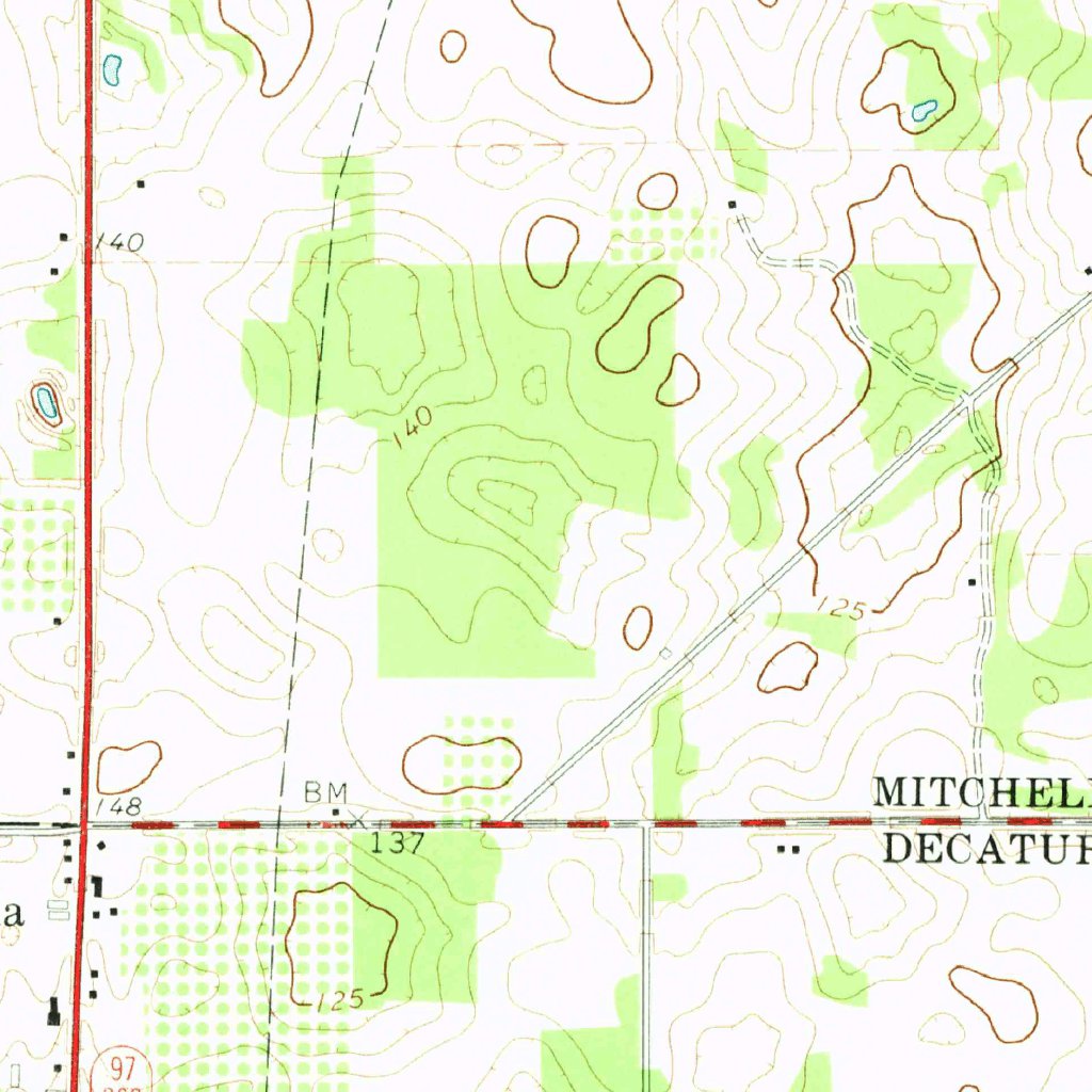 Ga Mathabatha Map Vada, GA (1971, 24000-Scale) Map by United States Geological Survey ...