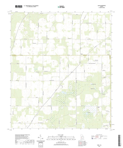 United States Geological Survey Vada, GA (2020, 24000-Scale) digital map