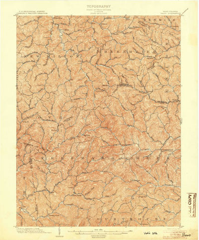 United States Geological Survey Vadis, WV (1904, 62500-Scale) digital map