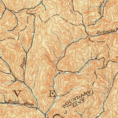 United States Geological Survey Vadis, WV (1904, 62500-Scale) digital map