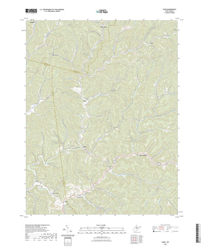 United States Geological Survey Vadis, WV (2023, 24000-Scale) digital map