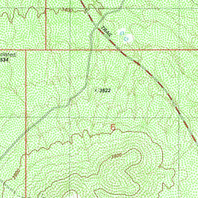 United States Geological Survey Vail, AZ (1981, 24000-Scale) digital map