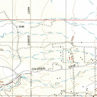 United States Geological Survey Vail, AZ (1996, 24000-Scale) digital map