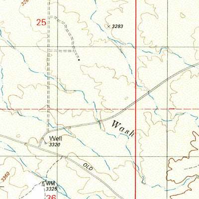 United States Geological Survey Vail, AZ (1996, 24000-Scale) digital map