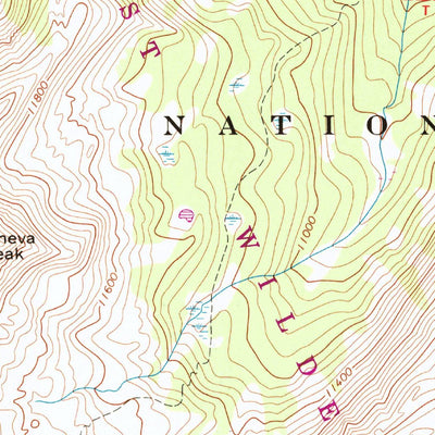 United States Geological Survey Vail Pass, CO (1970, 24000-Scale) digital map