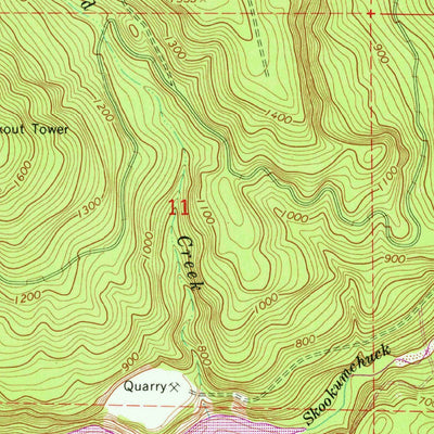 United States Geological Survey Vail, WA (1959, 24000-Scale) digital map