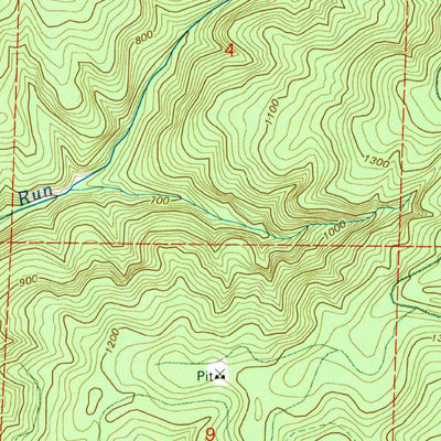 United States Geological Survey Vail, WA (1990, 24000-Scale) digital map