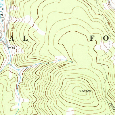 United States Geological Survey Vail West, CO (1970, 24000-Scale) digital map