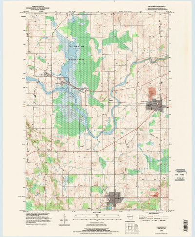 United States Geological Survey Valders, WI (1992, 24000-Scale) digital map