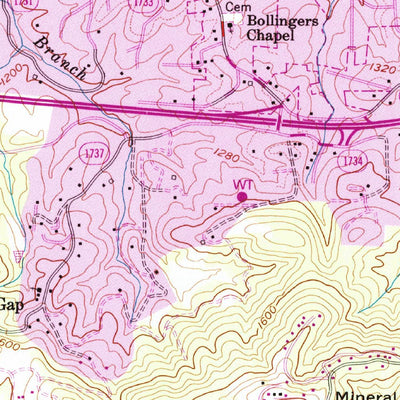 United States Geological Survey Valdese, NC (1993, 24000-Scale) digital map