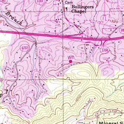 United States Geological Survey Valdese, NC (2002, 24000-Scale) digital map