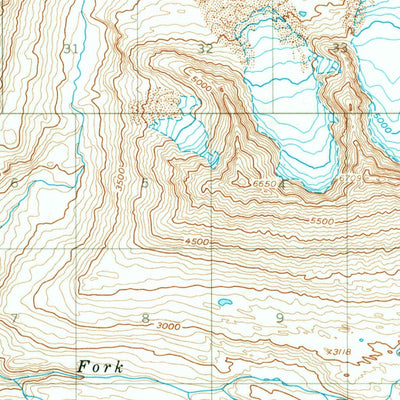 United States Geological Survey Valdez A-1, AK (1951, 63360-Scale) digital map