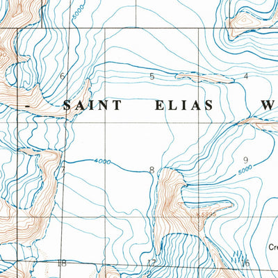 United States Geological Survey Valdez A-2, AK (1995, 63360-Scale) digital map