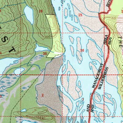 United States Geological Survey Valdez A-3, AK (1994, 63360-Scale) digital map