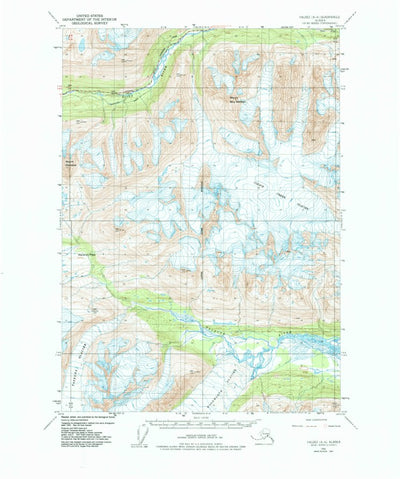 United States Geological Survey Valdez A-4, AK (1953, 63360-Scale) digital map