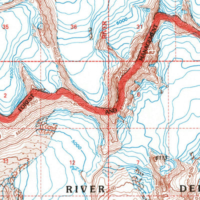 United States Geological Survey Valdez A-4, AK (1994, 63360-Scale) digital map