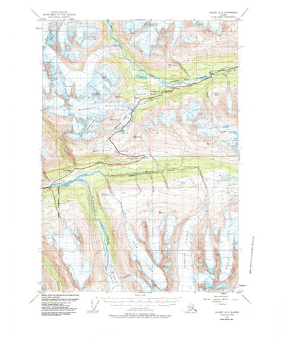 United States Geological Survey Valdez A-5, AK (1953, 63360-Scale) digital map