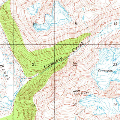 United States Geological Survey Valdez A-6, AK (1951, 63360-Scale) digital map