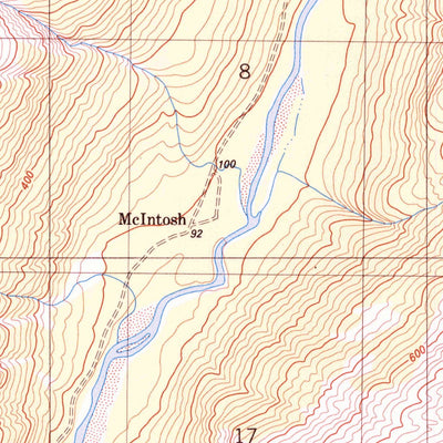 United States Geological Survey Valdez A-7 NE, AK (1983, 25000-Scale) digital map