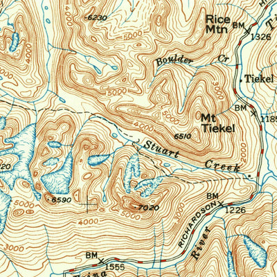 United States Geological Survey Valdez, AK (1952, 250000-Scale) digital map