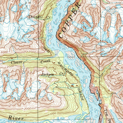 United States Geological Survey Valdez, AK (1960, 250000-Scale) digital map