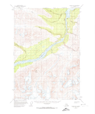 United States Geological Survey Valdez B-2, AK (1951, 63360-Scale) digital map