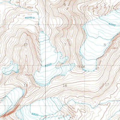 United States Geological Survey Valdez B-3, AK (1951, 63360-Scale) digital map