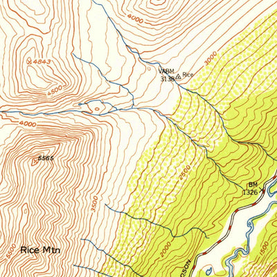 United States Geological Survey Valdez B-4, AK (1953, 63360-Scale) digital map