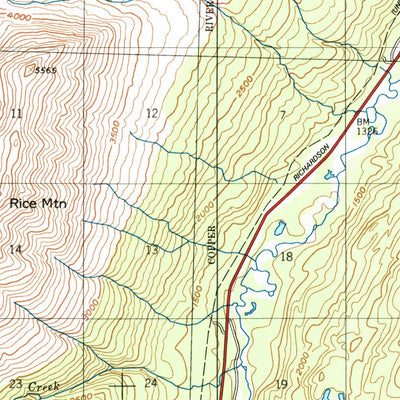 United States Geological Survey Valdez B-4, AK (1994, 63360-Scale) digital map