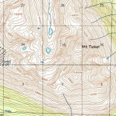 United States Geological Survey Valdez B-4, AK (1994, 63360-Scale) digital map