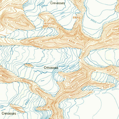 United States Geological Survey Valdez B-6, AK (1953, 63360-Scale) digital map