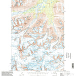 United States Geological Survey Valdez B-6, AK (1993, 63360-Scale) digital map